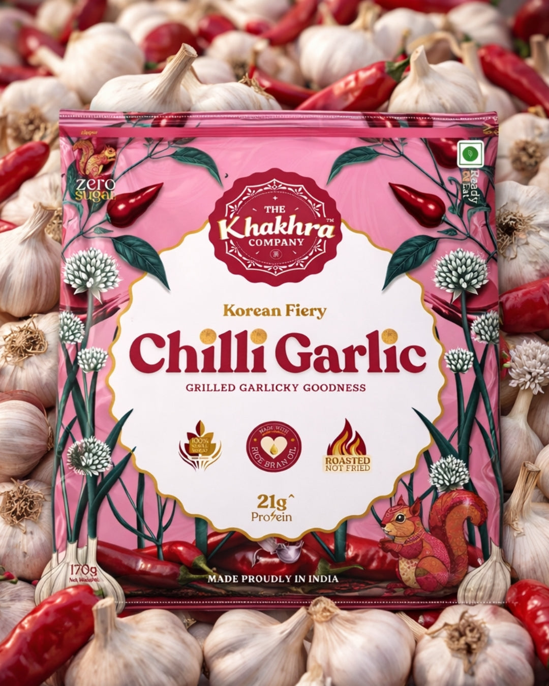Chilli Garlic Khakhra